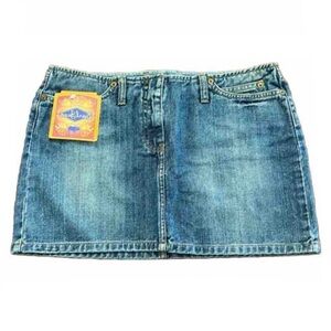 Vintage 2000 Earl Jean Denim Low Rise Skirt Size Small